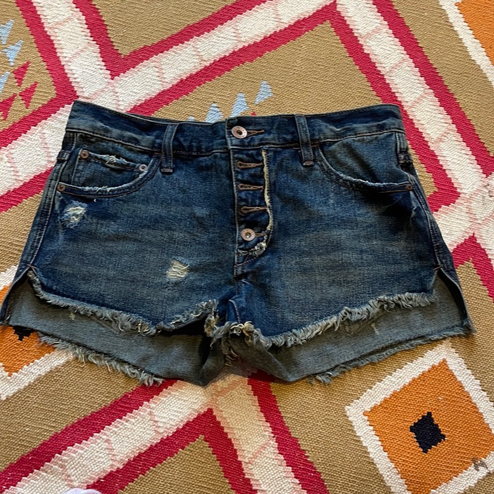 Free People denim shorts